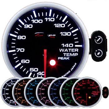 Manometro Temperatura acqua d.52 7 colori PKSC5237B – Depo Racing